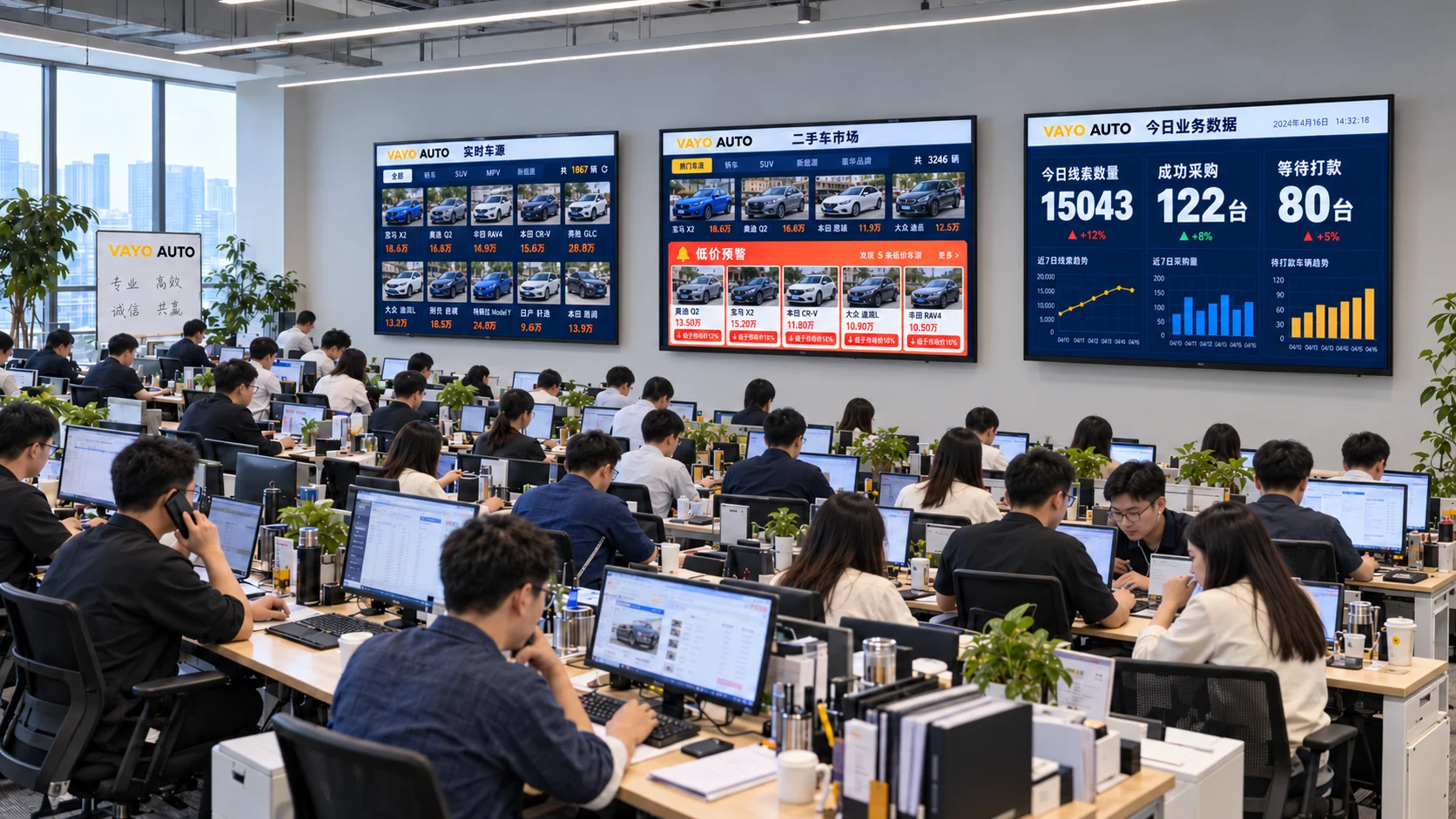 VAYO AUTO procurement office concept